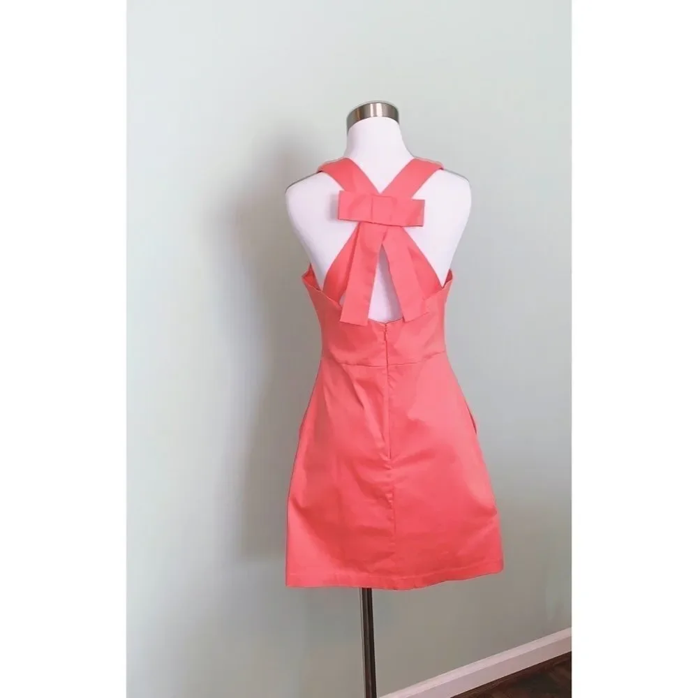 Tracy Negoshian Amy Bow Back Dress